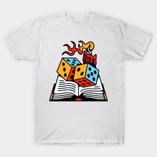 Dice book candle T-Shirt